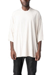 Oversized modal jersey T-shirt, Off White