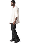 Oversized modal jersey T-shirt, Off White