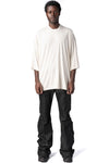 Oversized modal jersey T-shirt, Off White