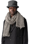 Cotton cupro derby hat, Carbon