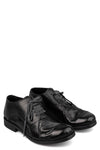 Wrinkled calfskin derbies