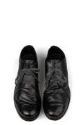 Wrinkled calfskin derbies