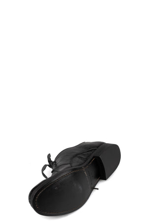 Wrinkled calfskin derbies