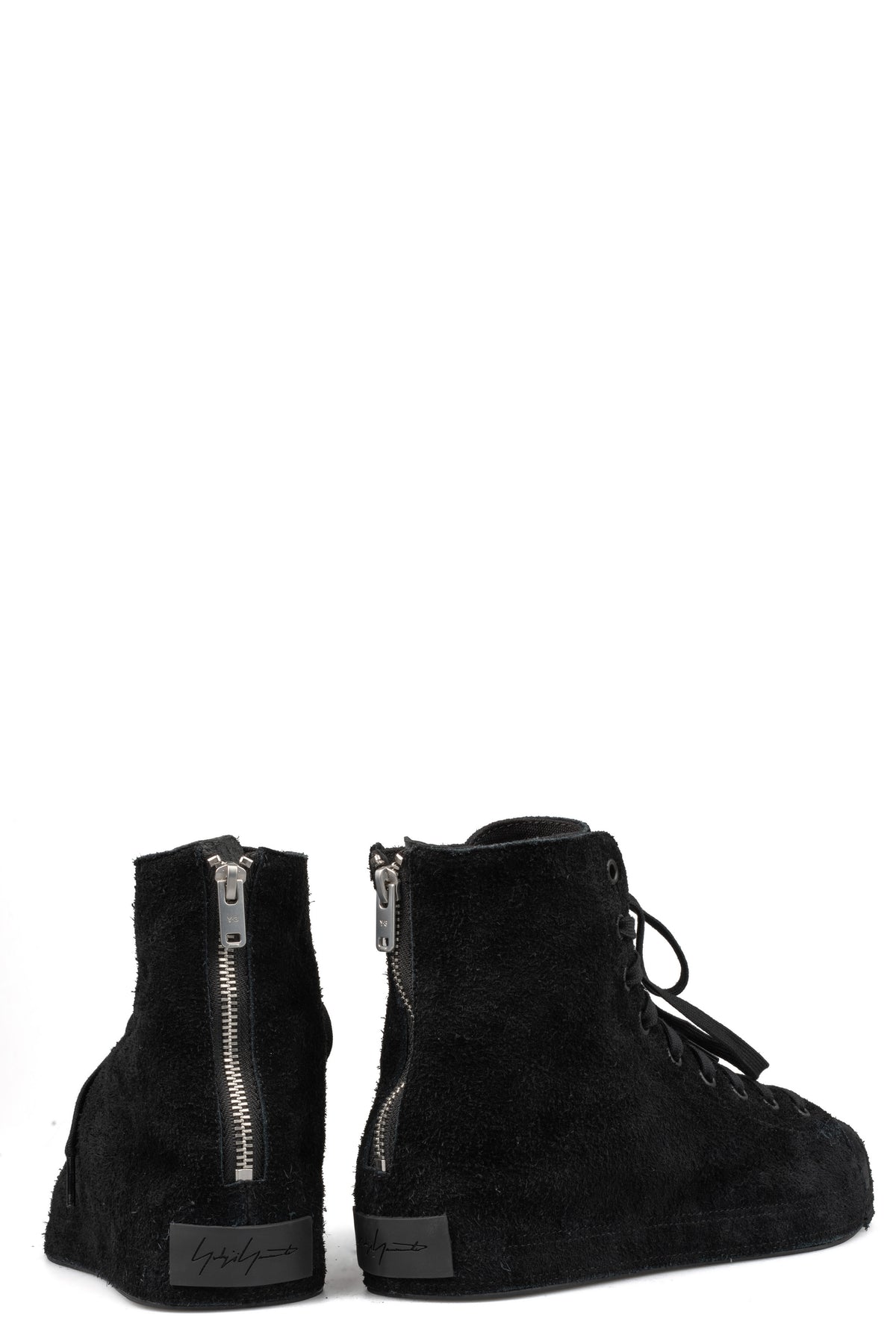 Nizzastar high top reversed leather sneaker, Black