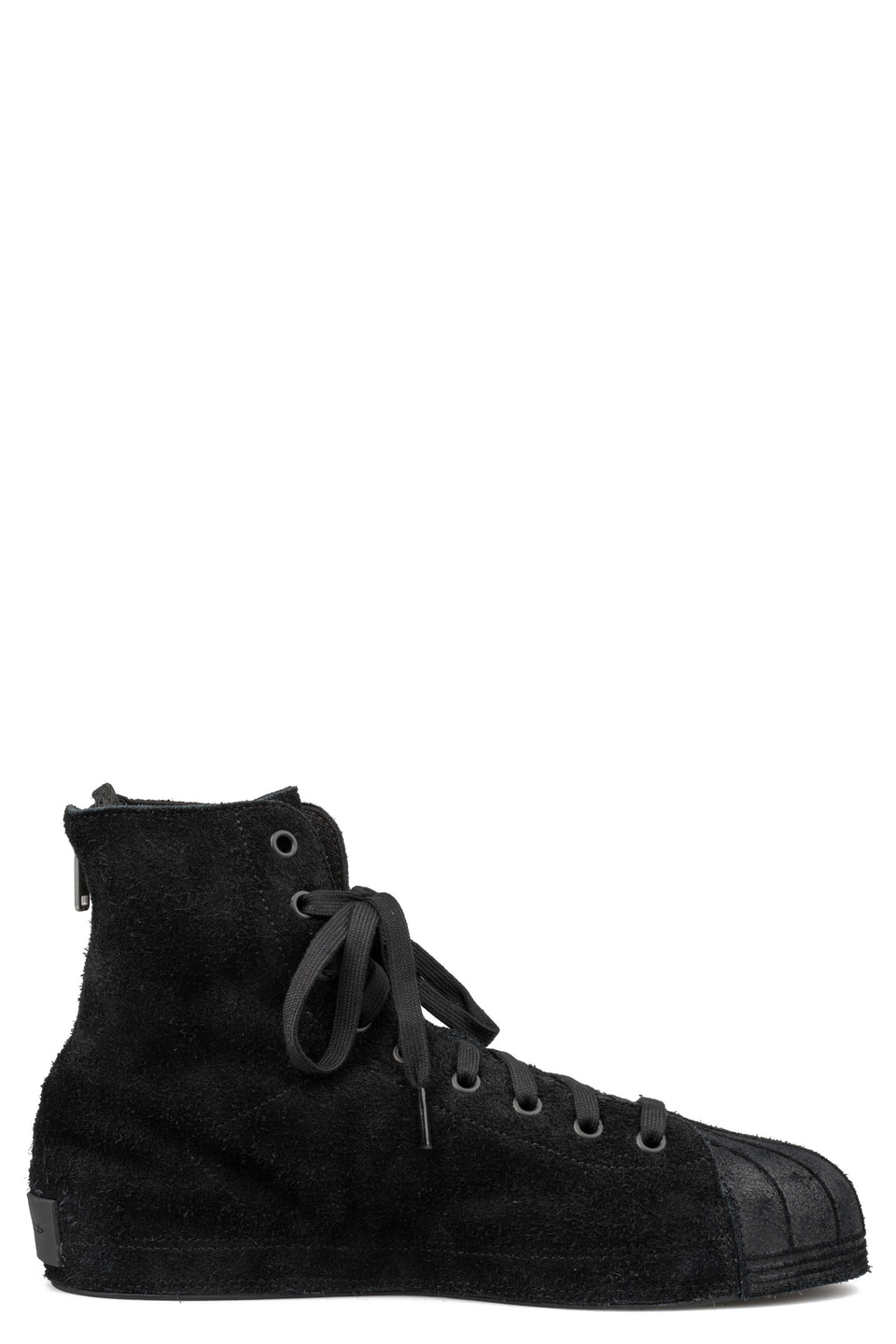 Nizzastar high top reversed leather sneaker, Black