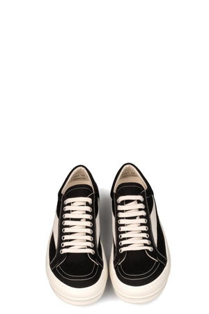 Vintage Sneaks denim sneakers, Black/Milk/Milk