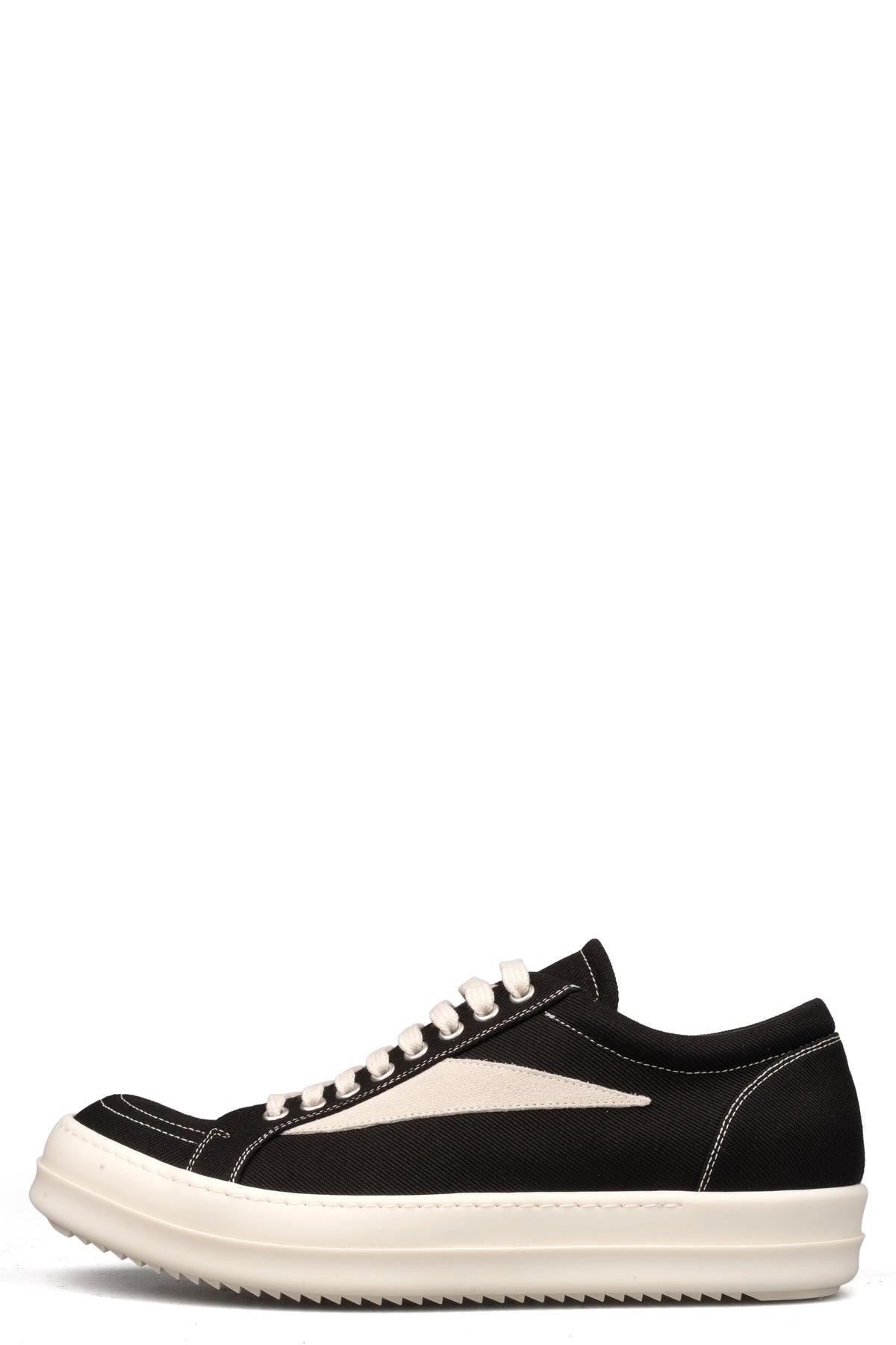 Vintage Sneaks denim sneakers, Black/Milk/Milk