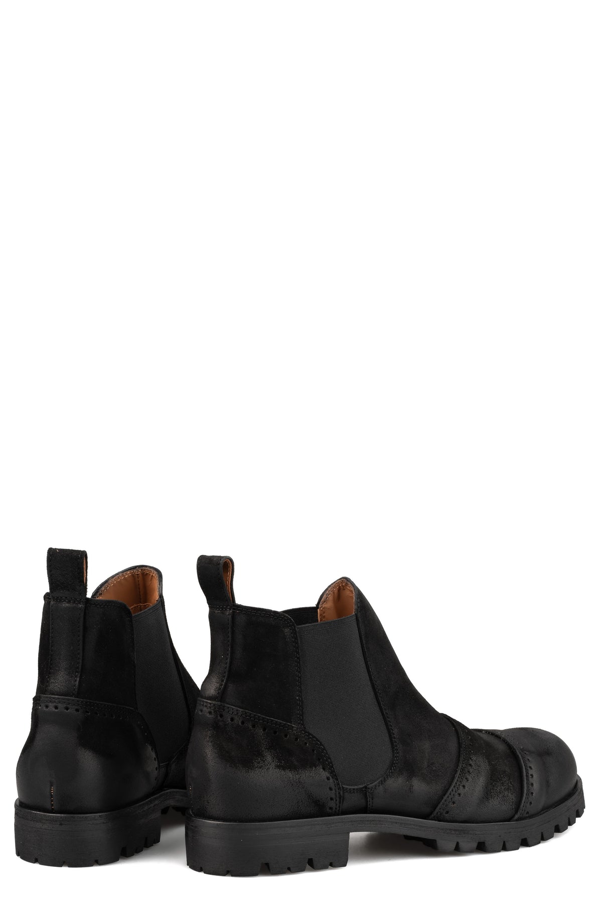 Mid boots with spats