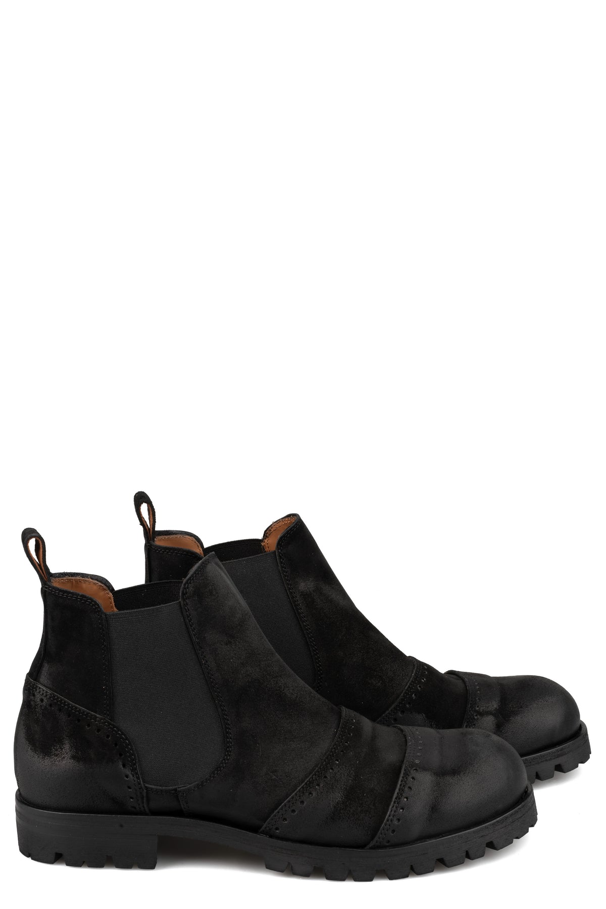 Mid boots with spats