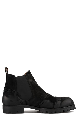 Mid boots with spats