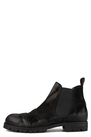 Mid boots with spats