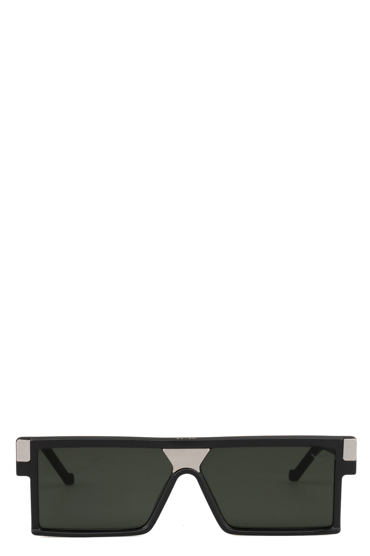 Square acetate sunglasses CL0031, Black Matte/Silver