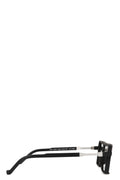 Square acetate sunglasses CL0031, Black Matte/Silver