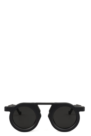 BL0063 Round Sunglasses, Black