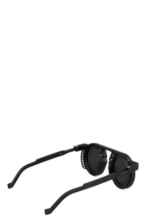 BL0063 Round Sunglasses, Black