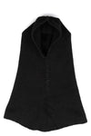 Cashmere silk hooded neck warmer