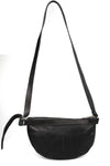 Calfskin leather shoulder bag