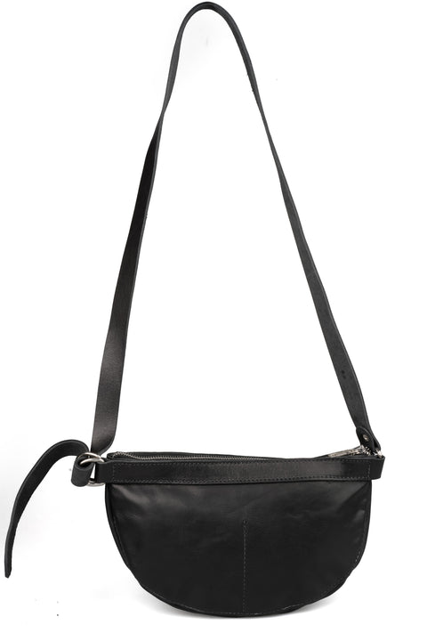 Calfskin leather shoulder bag