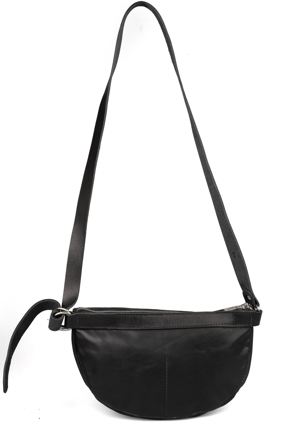 Calfskin leather shoulder bag