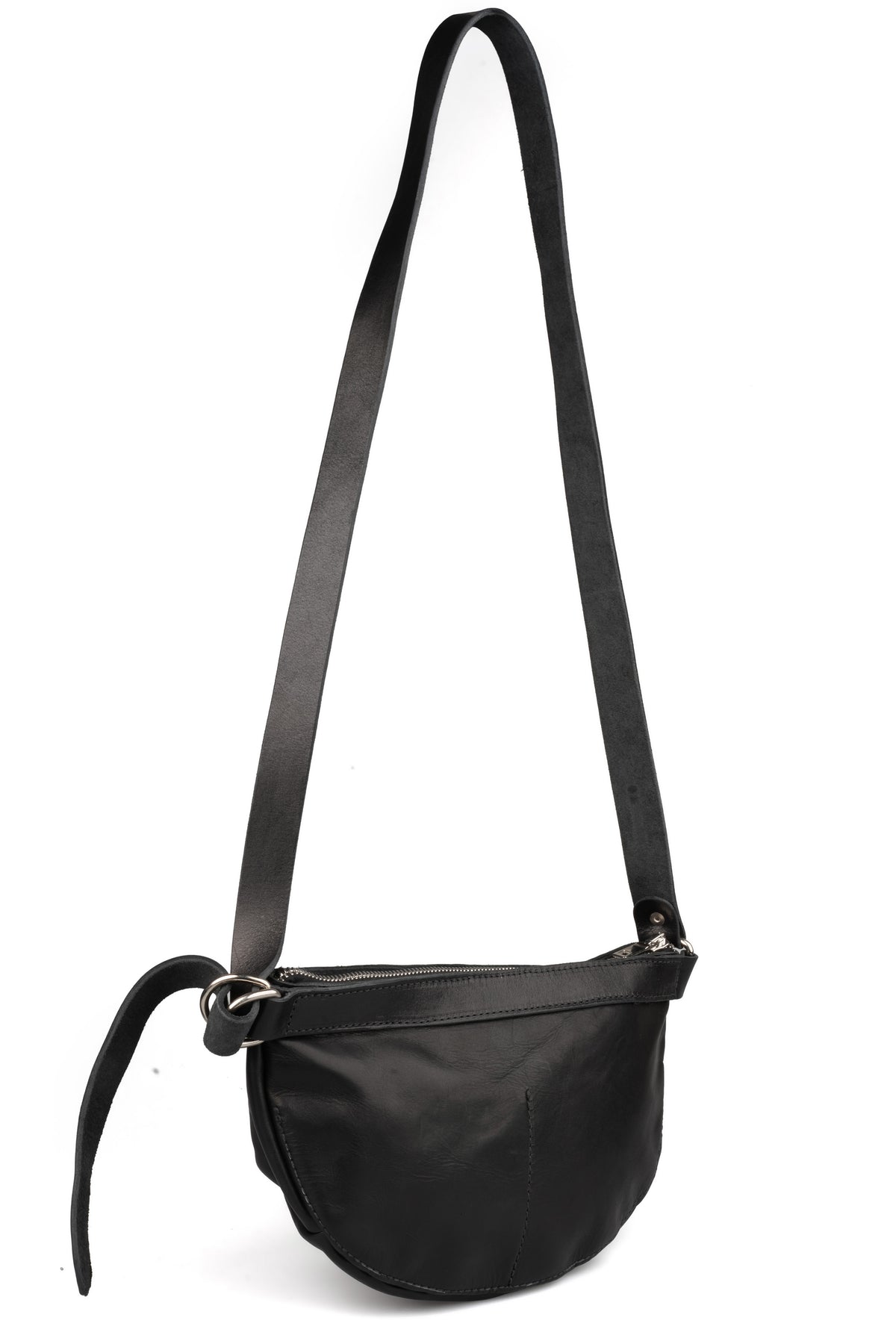 Calfskin leather shoulder bag
