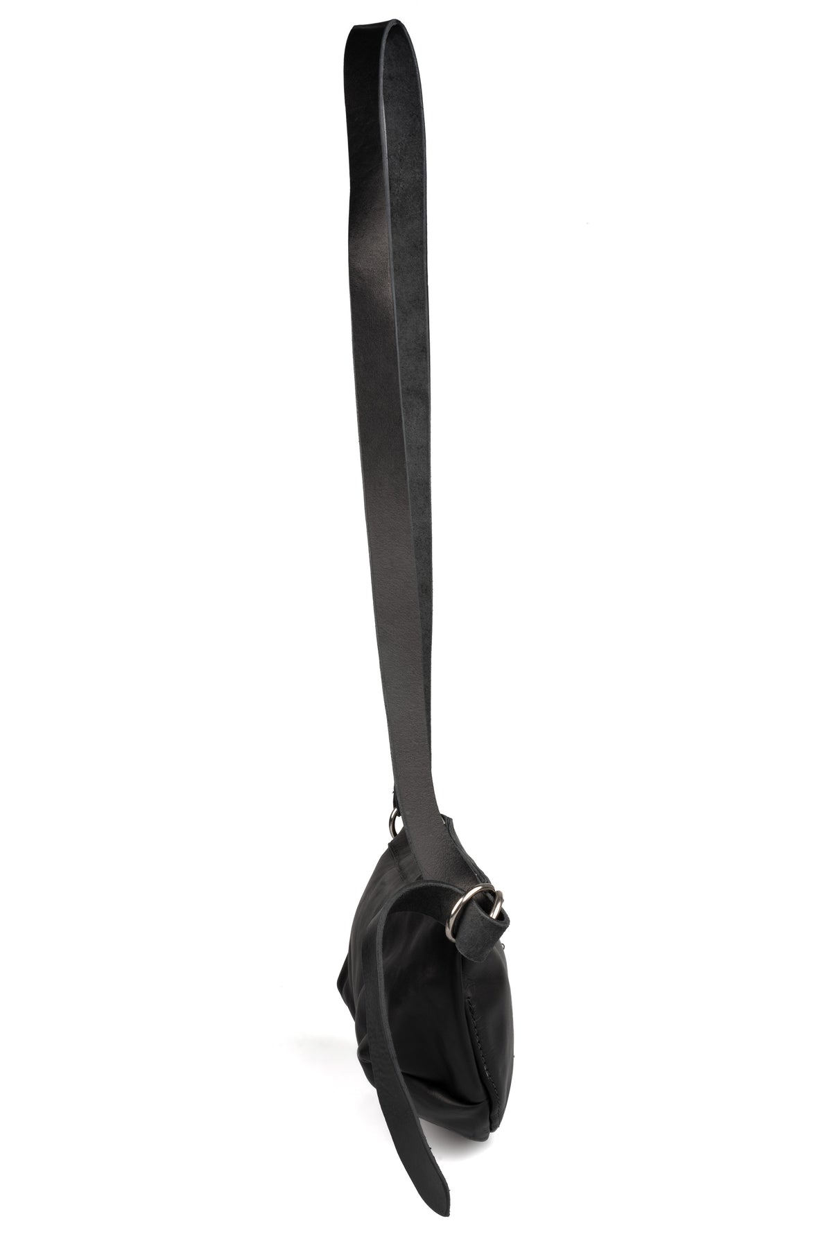 Calfskin leather shoulder bag