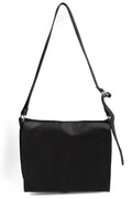 Calfskin leather square crossbody bag