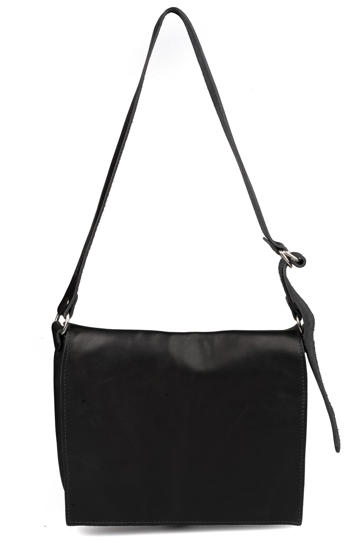 Calfskin leather square crossbody bag