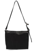 Calfskin leather square crossbody bag