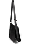 Calfskin leather square crossbody bag