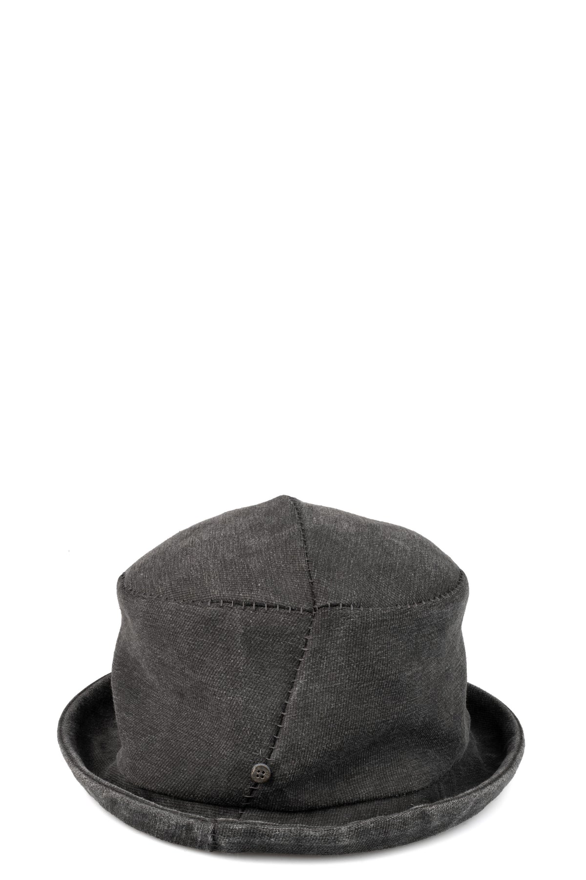Cotton cupro derby hat, Carbon