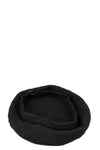 Wool beret, Black