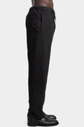 Structured wool pull-on pants