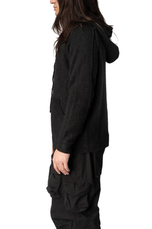 Mohair rag hoodie