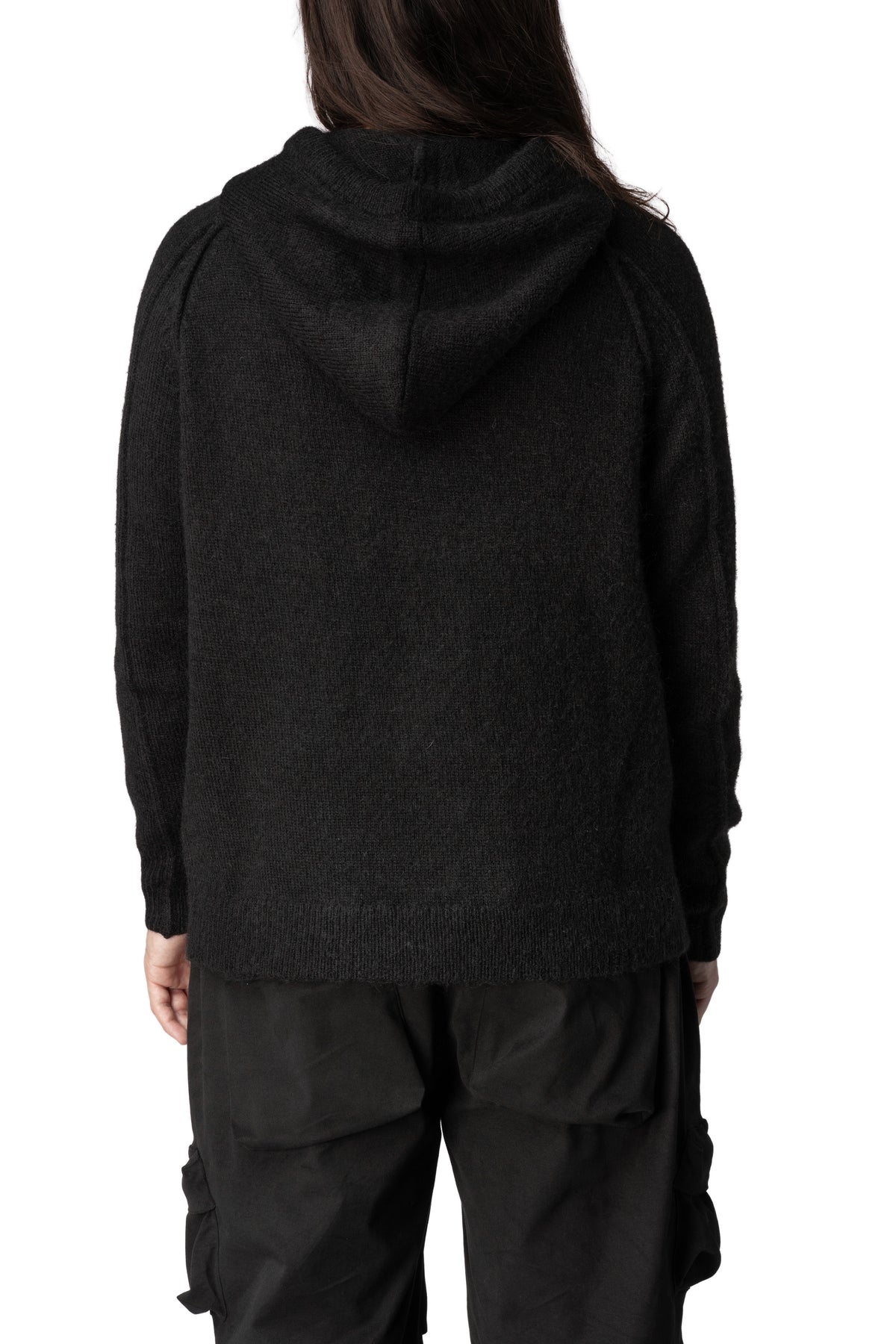 Mohair rag hoodie