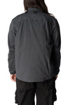 Max Cargo brushed twill overshirt, Charcoal