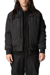Trace padded bomber jacket