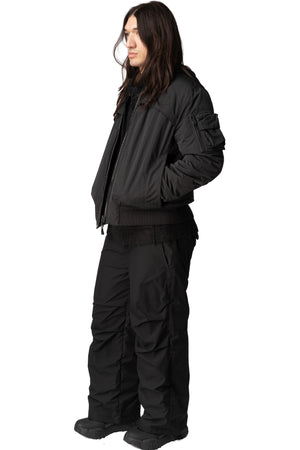 Trace padded bomber jacket