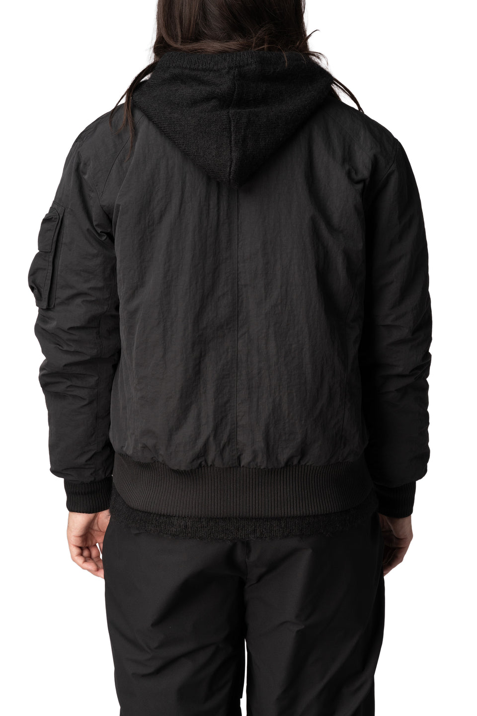 Trace padded bomber jacket