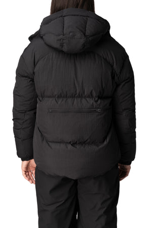 MAG-4 liquid nylon hooded down jacket