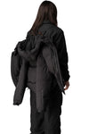 MAG-4 liquid nylon hooded down jacket