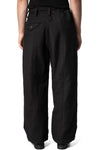 "Hidden Arc" wool trousers