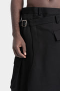 Woven wool pants
