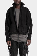 Cropped knit jacket
