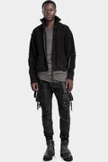 Cropped knit jacket
