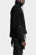 Cropped knit jacket