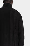 Cropped knit jacket