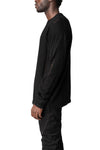 Mohair distressed knit pullover