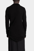 Julius_7 | AW25 - Texture jersey draped sweater, 917CUM5