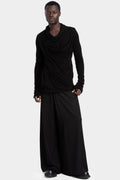 Julius_7 | AW25 - Texture jersey draped sweater, 917CUM5