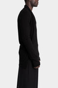Julius_7 | AW25 - Texture jersey open cardigan, 917CUM3